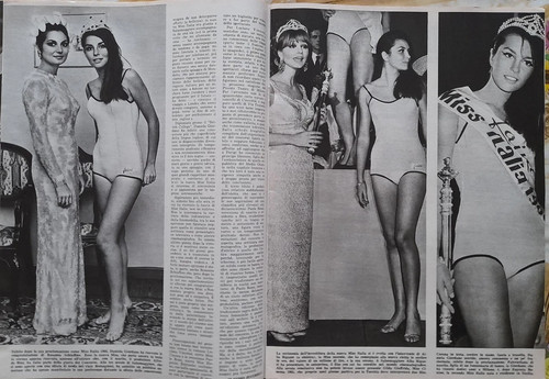 Ritaglio giornale 1966 miss - di,