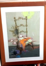 cornice 68x3 dis. 35x50 0lio su cart. ANGELO CESSELON CINTO CAOMAGGIORE VELLETRI