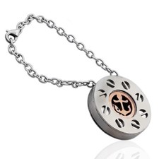 Portachiavi con catena acciaio