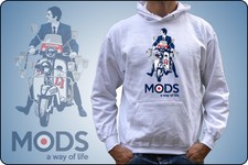 FELPA UNISEX O BAMBINO MODS PETE TOWNSHEND VESPA THE WHO TARGET ENGLAND LONDRA