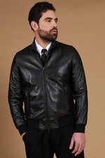 Bomber in Pelle Uomo Vera