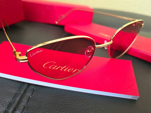 Cartier eyewear cat eye logo - eyewear, cat-eye