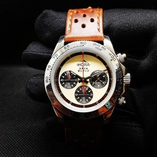 Orologio Uomo 39mm Cronografo Vintage Hora