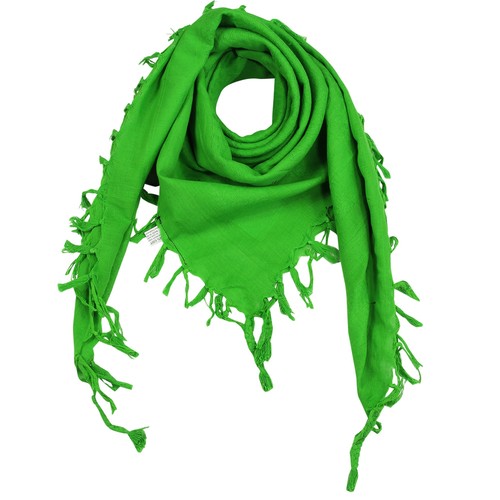 Kefiah verde sciarpa cotone - verde, di