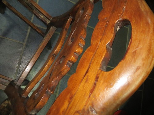 Sedia antica del 1800 con - , 2