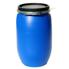 FUSTO IN PLASTICA AD APERTURA TOTALE, CAPACITÀ 125 LITRI