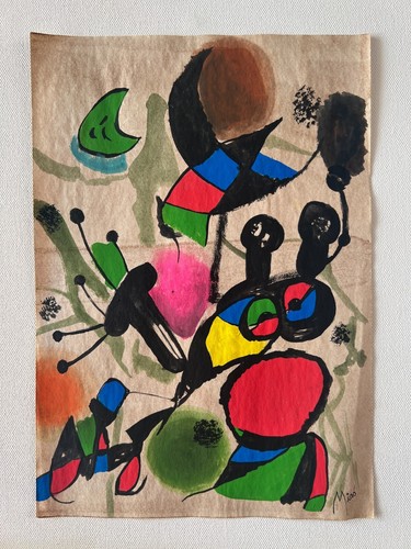 Joan miro disegno carta - miro,