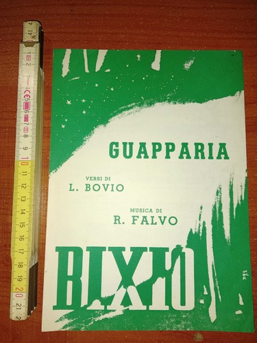 Falvo guapparia spartiti - guapparia, (spartiti