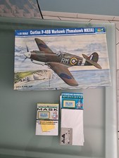 P-40B Warhawk Tomahawk Trumpeter 1/32 + Extra Eduard Mask And Photoetch As New!!