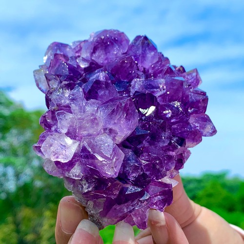 244g ametista naturale geode - 244g,
