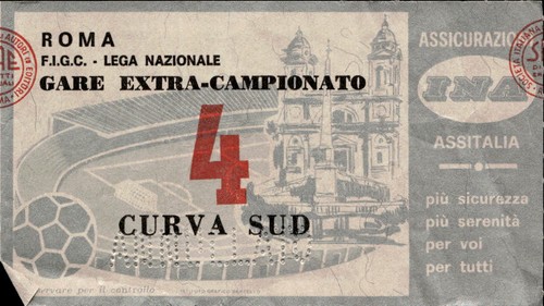 Biglietto stadio roma - biglietto, f.i.g.c
