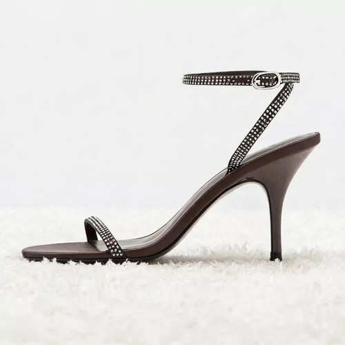 Sandali donna marroni eleganti - donna,