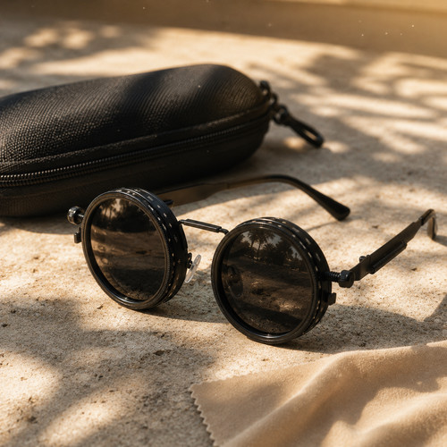 Lunettes soleil steampunk - lunettes,