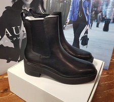 POLO RALPH LAUREN Stivaletto nr. 38 Vera Pelle Colore NERO Altezza tacco 5 Cm.