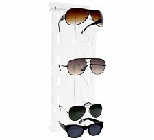 E-326 EPO-A Porta occhiali in plexiglass trasparente verticali per pannelli doga