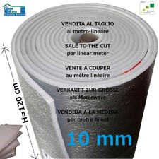 FLEXOTERM 10MMx120CM TAGLIATO SU MISURA Pannello isolante termico-riflettente
