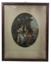 Stampa D'epoca Fine 1700 + Cornice