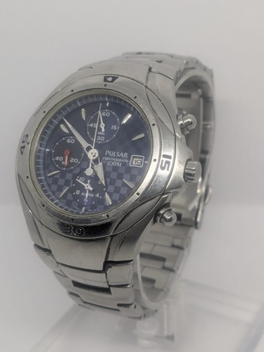 Pulsar chronograph alarm 100m - alarm,