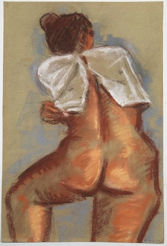 Disegno erotico donna nuda - donna,