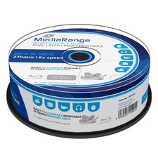MediaRange MR510 - 25 BD-R Blu-Ray Dual Layer 50GB 6x fullsurface print, in cake