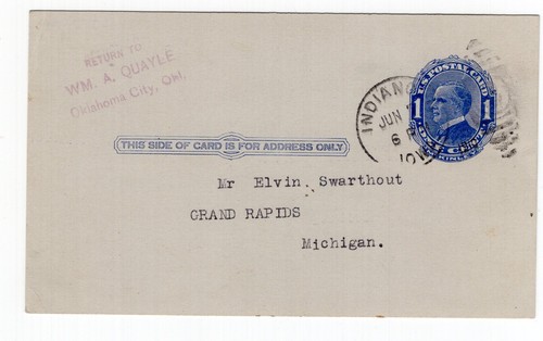 1910 cartolina postale - 1910, da