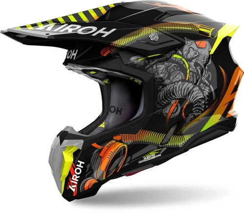 Casco airoh twist toxic - casco,