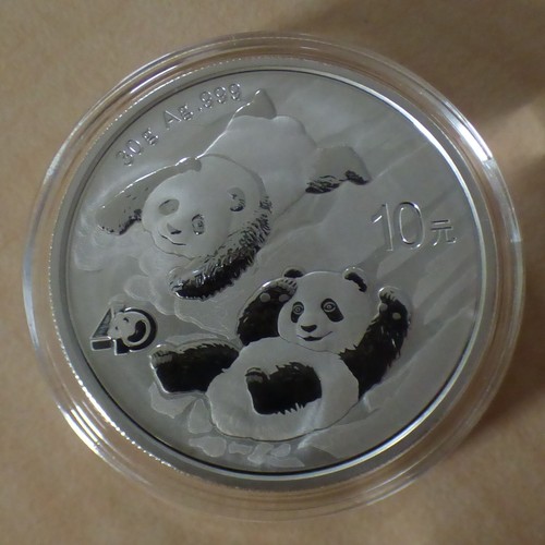 China yuan panda 2022 - china, 10
