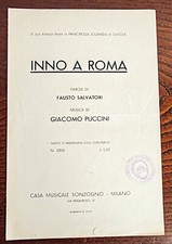 SPARTITO INNO A ROMA Milizia