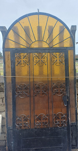 Porta cancello ferro - cancello, in