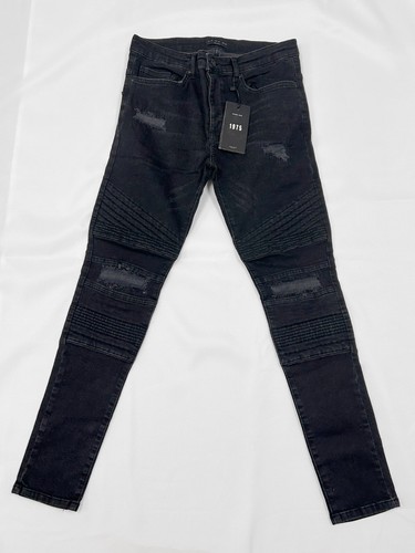 Jeans zara uomo nero cotone - uomo,