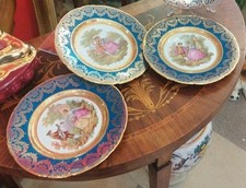 3 Piatti Decorativi Fragonard