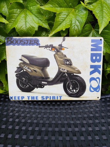 Plaque métal scooter booster