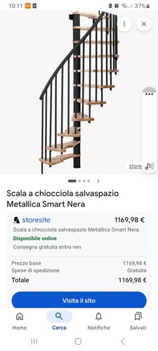 Scala chiocciola ferro - chiocciola, in