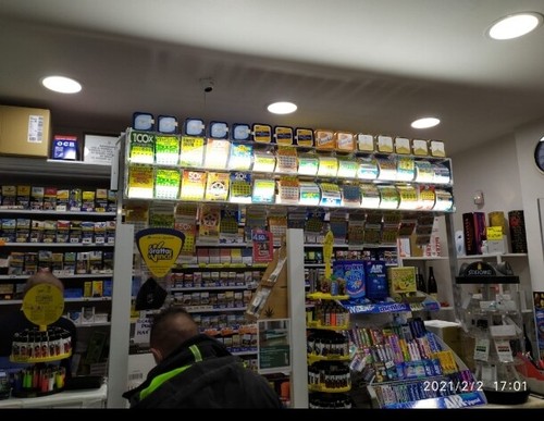 Espositore gratta vinci da - e,