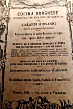 Antico libro di cucina