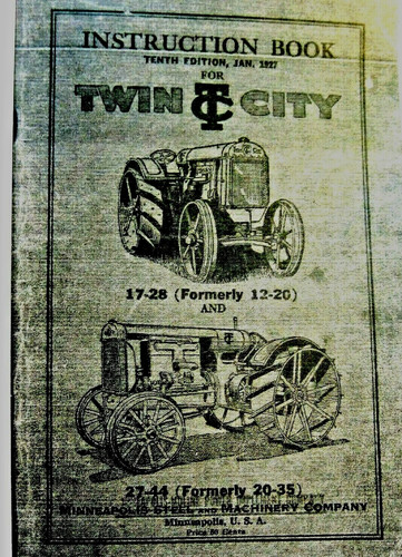 1927 twin city libretto - twin,