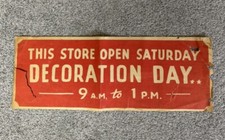 Vintage Advertising Paper Sign
