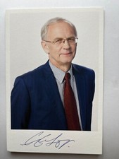 Autografo EIKI NESTOR-Ministro Affari Sociali ESTONIA-Parlante Riigikogu-firmato