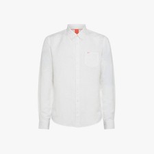 Sun68 Camicia Lino Uomo Bianco