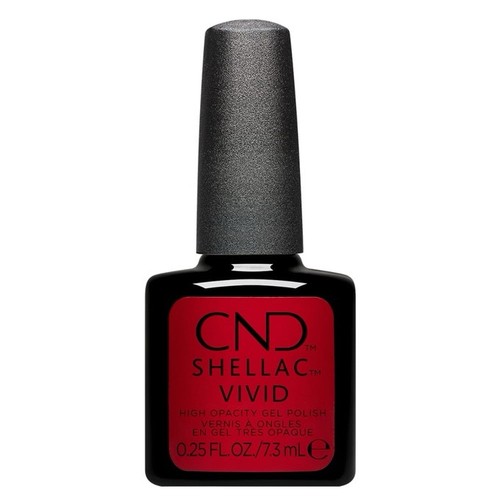Cnd shellac vivid red - shellac,