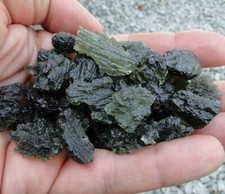 Oltre potente tektite verde - 2g,