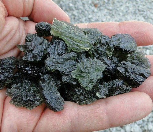 Oltre potente tektite - 2g, verde