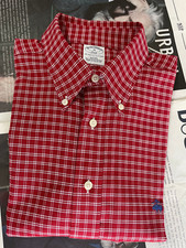 CAMICIA UOMO BROOKS BROTHERS tg.  M REGULAR FIT ROSSA - NUOVA