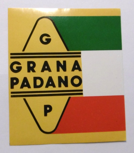 Adesivo ricordo grana padano - adesivo,