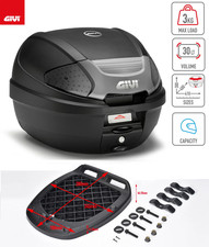 E300NT2B GIVI KIT BAULETTO PIASTRA VITI NERO FUME 30LT UNIVERSALE MOTO SCOOTER