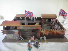 Fortino Fort Laramie Sudista Confederati Soldatini Plasty e Hong Kong Vintage