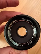 Obiettivo Lens COSINA COSINON AUTO F=2.8 f=55  M42 mount  Standard used optimal
