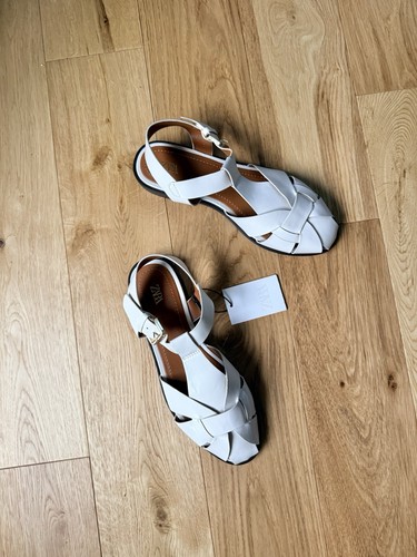 Sandali zara bianchi gabbia - bianchi,