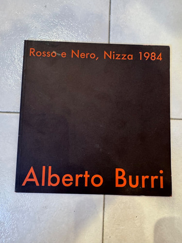 Alberto burri rosso e nero - -,