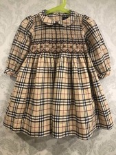 Abito Burberry a quadri taglia 18 mesi